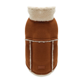 Яке с подплата и яка от шерпа Croci JACKET OUTDOOR - имитация на овча кожа